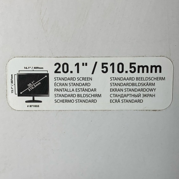 Fellows PrivaScreen laptop/monitor blackout Privacy Filter 20.1” / 510.5mm - Picture 13 of 15